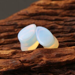 Opalite-Teardrop-Ear-Gauges
