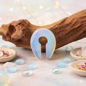 Opalite-U-Shaped-Ear-Gauges