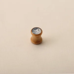 Owl-Inlay-Wooden-Ear-Plug-Gauges